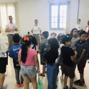 1º RPMon recebe visita de alunos da escola Augusto Ruschi. 