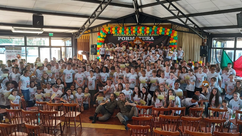 As aulas foram ministradas pelo SD Muniz e pela SD Hertz, e os formandos receberam seus diplomas, brindes, e medalhas para os 1º e 2º lugares das melhores redações, também foram sorteadas 07 bicicletas.