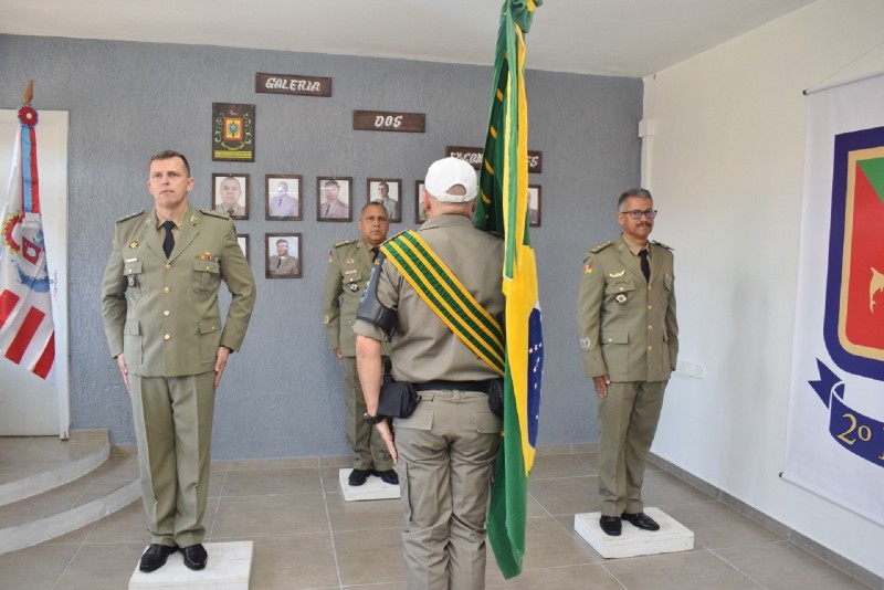 Comando do 2° BPAT recebe visita de representantes do Exército Brasileiro -  Brigada Militar