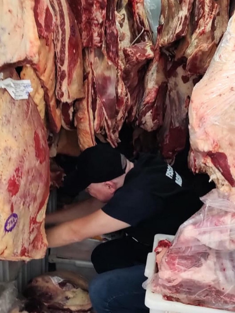 Operação conjunta apreende quatro toneladas de carne de cavalo em