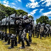 Militares da Policia de Choque 