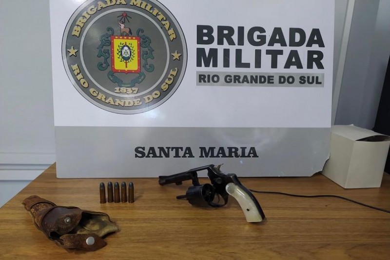 Brigada Militar De Santa Maria Prende Homem Por Ameaça E Porte Ilegal