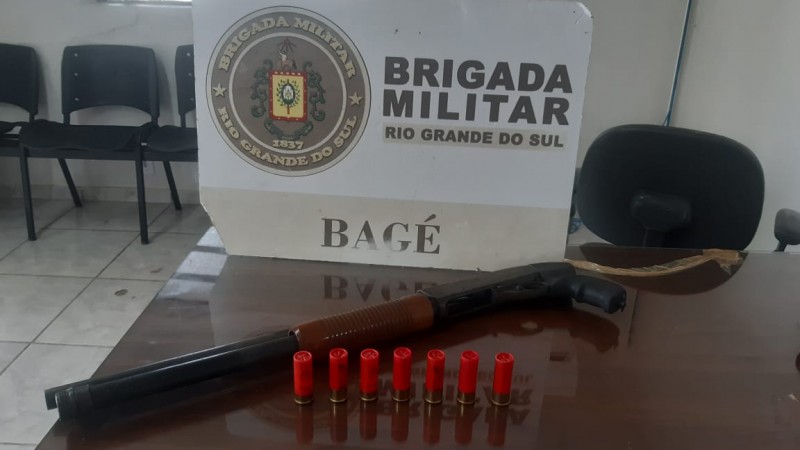 Apreensão de arma em Bagé