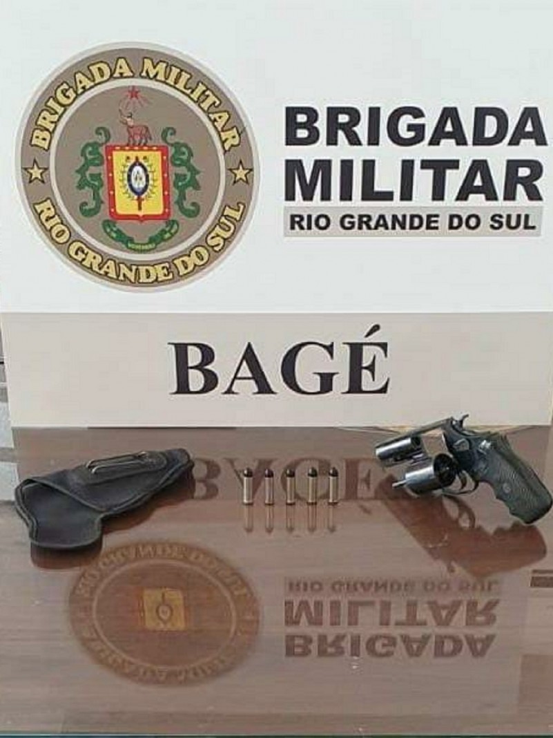 Apreensão de arma de fogo em Bagé xx