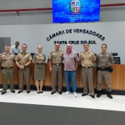 Comandante Regional do Vale do Rio Pardo participa de Sessão Ordinária na Câmara de Vereadores de Santa Cruz do Sul 1