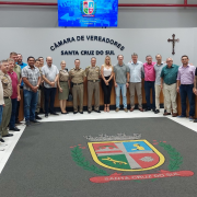 Comandante Regional do Vale do Rio Pardo participa de Sessão Ordinária na Câmara de Vereadores de Santa Cruz do Sul 3