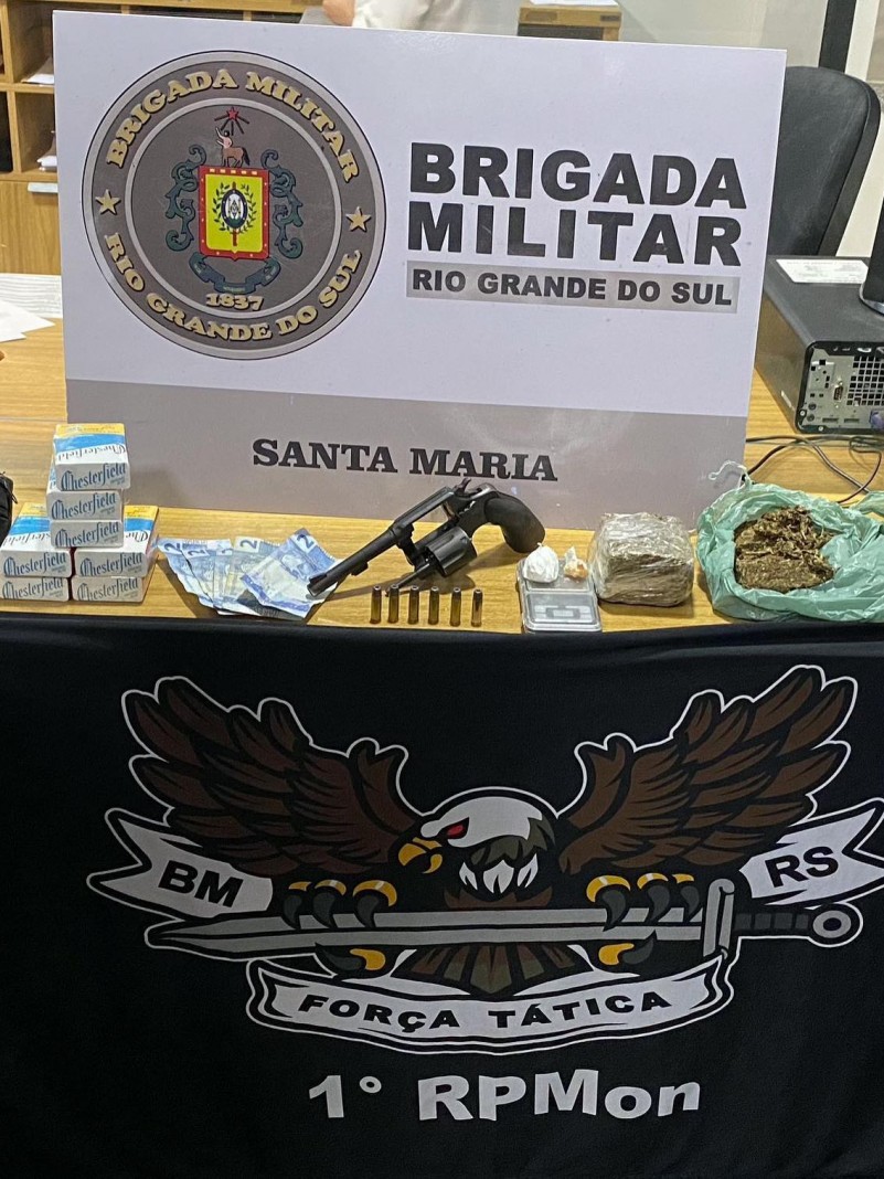 Brigada Militar Prende Casal Por Tráfico De Drogas Em Santa Maria