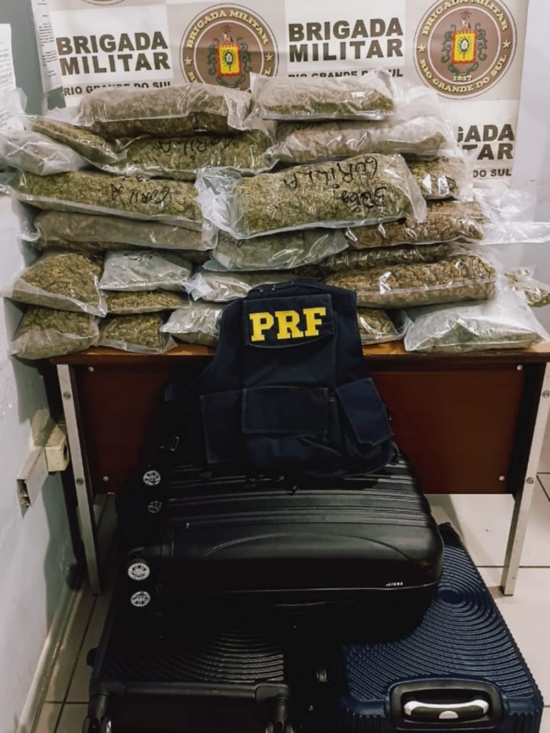 Apreensão de drogas em Pelotas