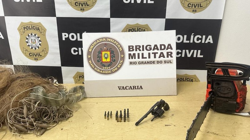 Homem é Preso Pelo 3º Batalhão Ambiental Da Brigada Militar Por Porte Ilegal De Arma De Fogo 7199