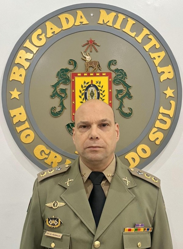 Tenente Coronel Reginaldo Luciano Silveira Diretor do Departamento de Logística e Patrimônio da Brigada Militar
