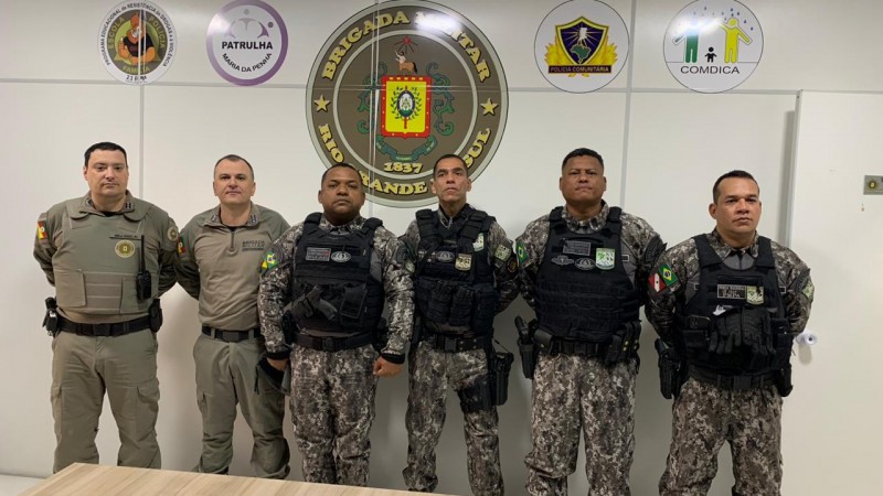 BM recebe visita da Forca Nacional