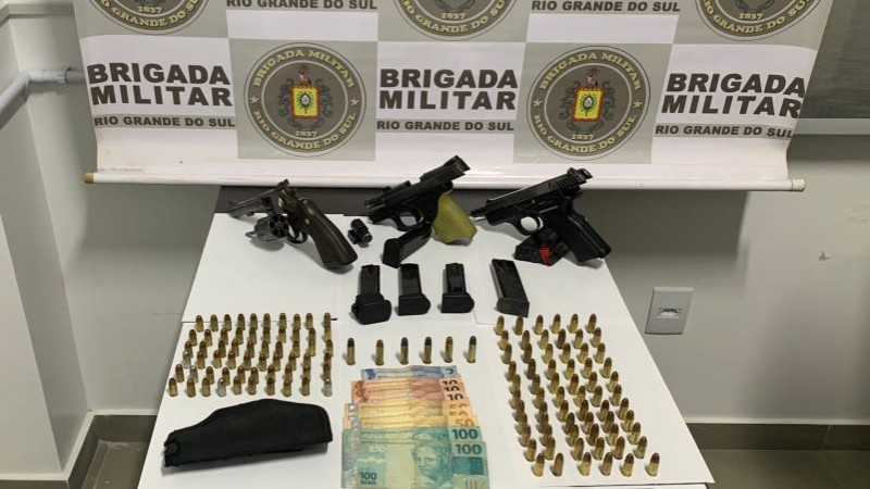 Armas são  apreendidas no Litoral