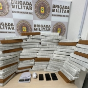 BM apreende aproximadamente 50 quilos de maconha em Estrela