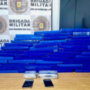 BM apreende aproximadamente 50 quilos de maconha em Nova Santa Rita