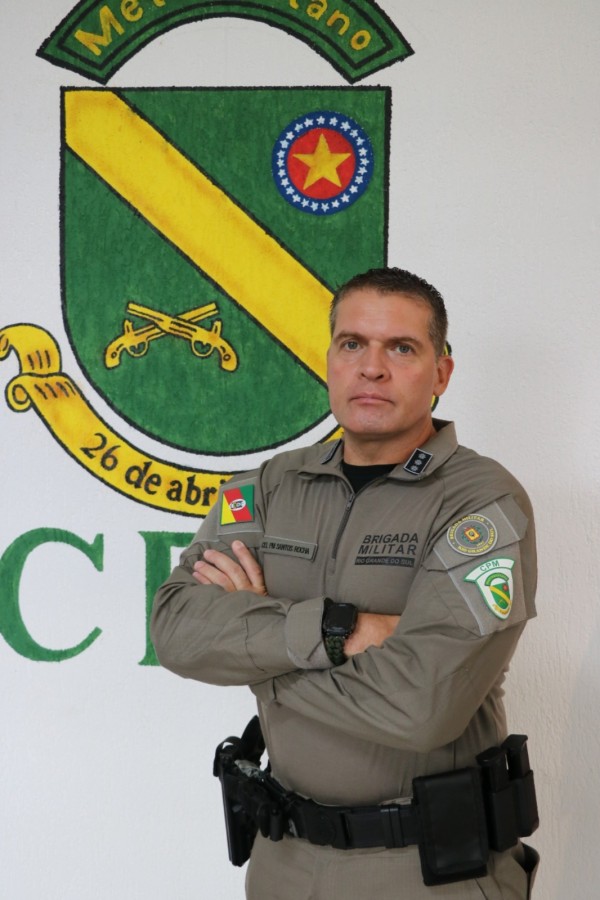 Cel PM Santos Rocha - Comandante do Comando de Policiamento Metropolitano (CPM)