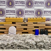 BM apreende aproximadamente 33 quilos de maconha em Porto Alegre